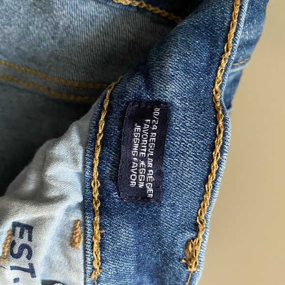 GAP 5-Button High Rise Jeggings - Size 00/24 - Picture 5 of 7